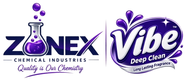 Zonex Chemical Industries and Vibe logos